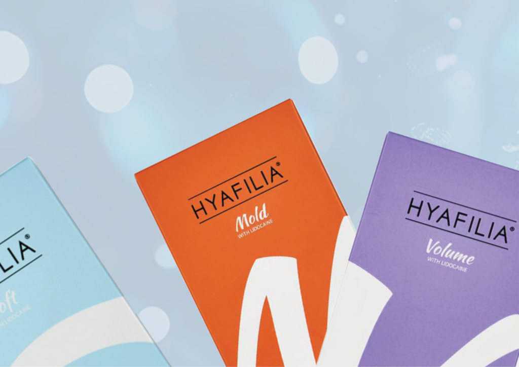 HYAFILIA™ Soft Mold and Volume dermal fillers with lidocaine advanced Korean HA technology UK