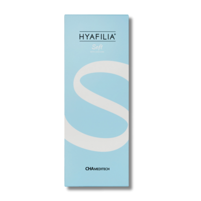Hyafilia Soft Plus with Lidocaine dermal filler box – premium soft HA filler for lips, fine lines, and natural facial rejuvenation.