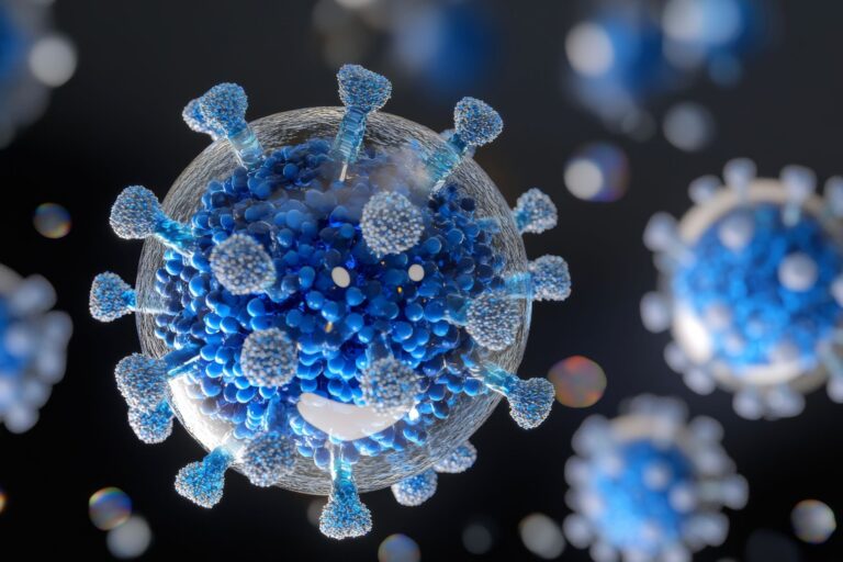 Illustration of a cell for Exosomes the future of aesthetic skin rejuvenation