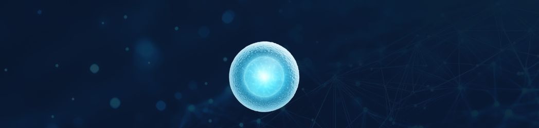 An illustration representing exosomes in aesthetics treatments for skin rejuvenation, symbolising the balance between scientific progress and public concern.