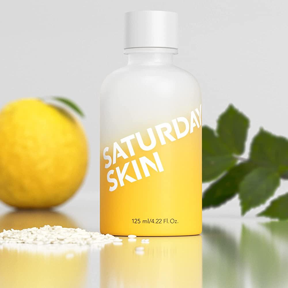 Saturday Skin Yuzu Vitamin C Toner 150 ml bottle – K-Beauty brightening Vitamin C toner with yuzu extract for hydrated, refined, radiant skin.