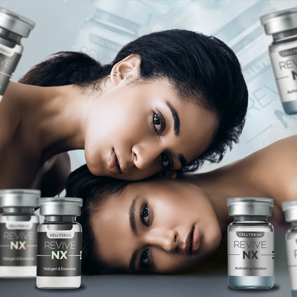 Revive NX exosome and Nidogen regenerative skin treatment for longevity-focused aesthetic clinics